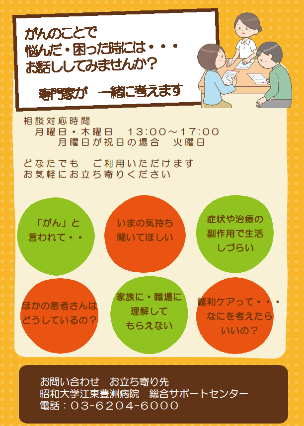 総サポ がん相談ポスター