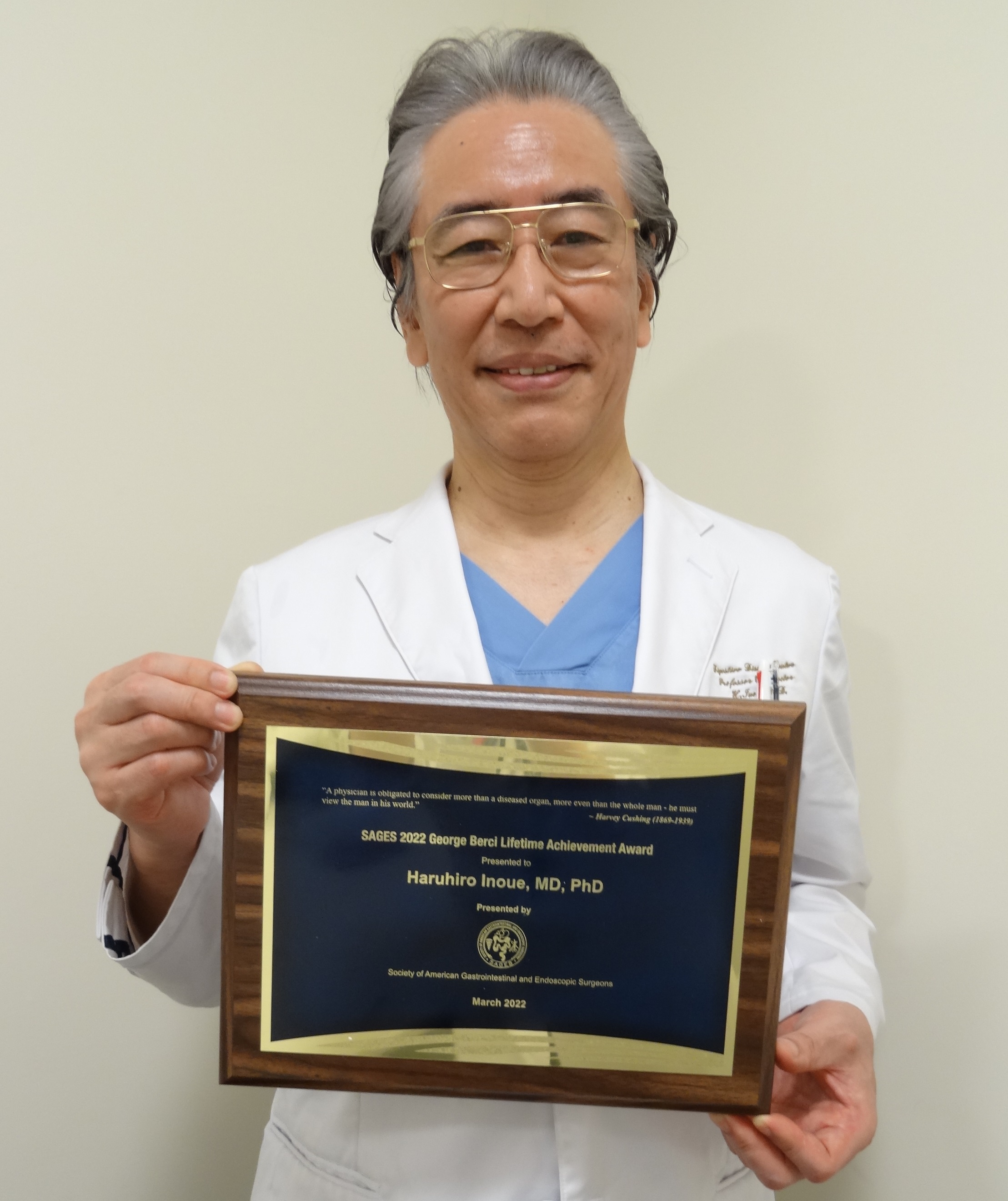 SAGES George Berci Lifetime Achievement award2022（加工版）