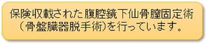 腹腔鏡手術への当院での取り組み・実績 実績04