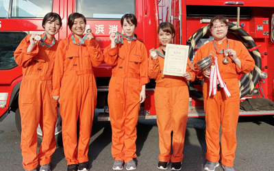 自衛消防隊青葉区訓練会