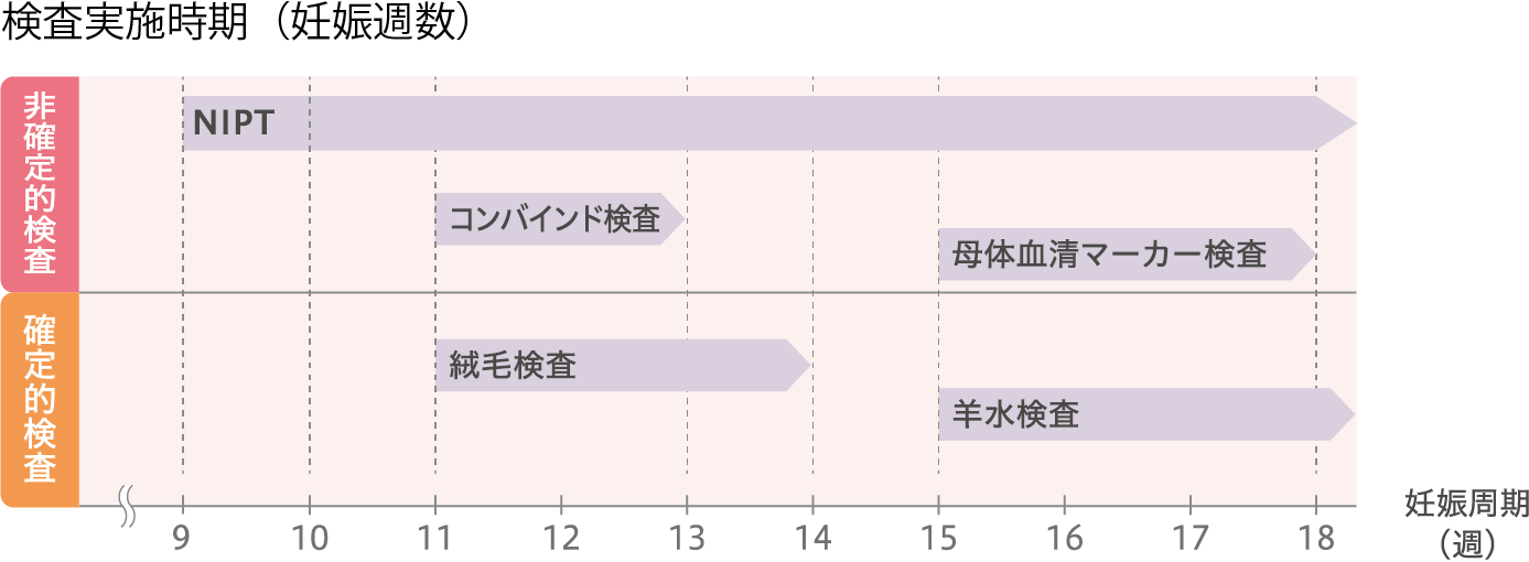 検査実施時期（妊娠週数）