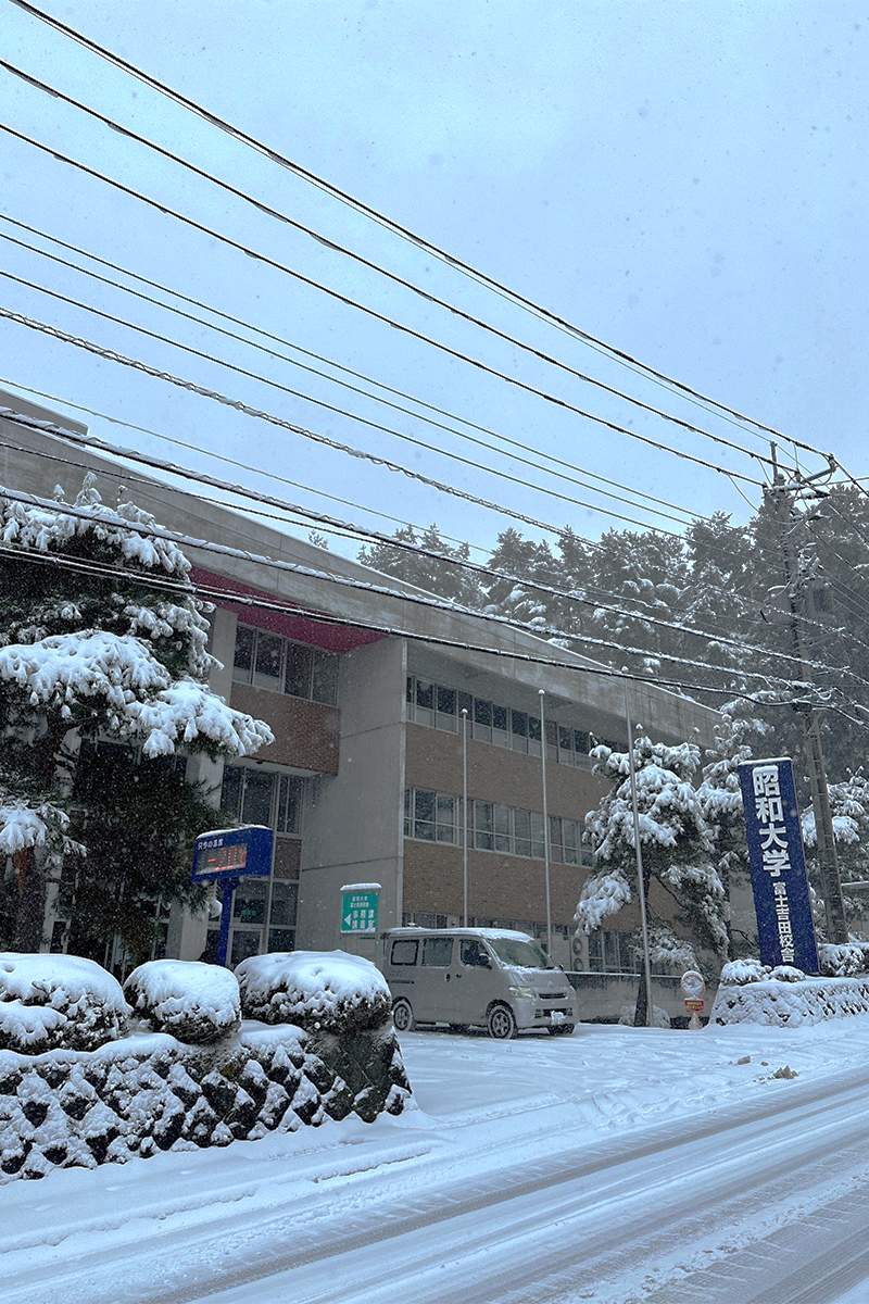 2月 富士吉田キャンパスの雪01