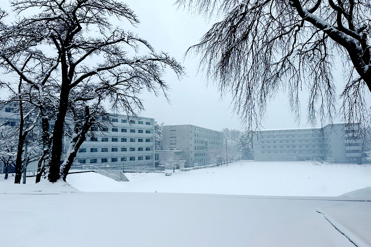 2月 富士吉田キャンパスの雪02