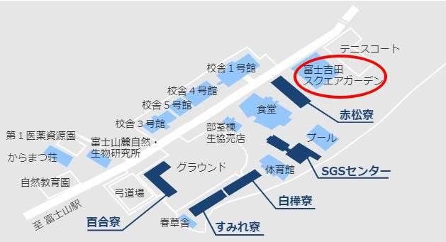 昭和大学地図スクエアガーデン
