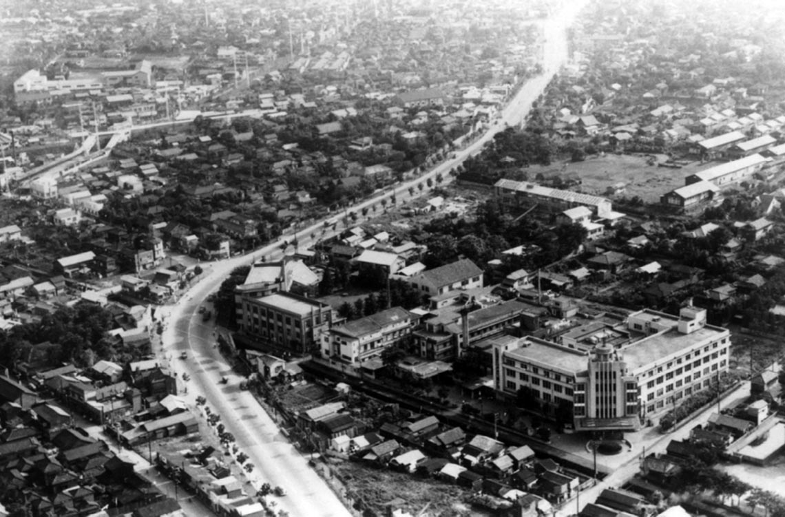 1953年（昭和28年）頃 旗の台キャンパス全景