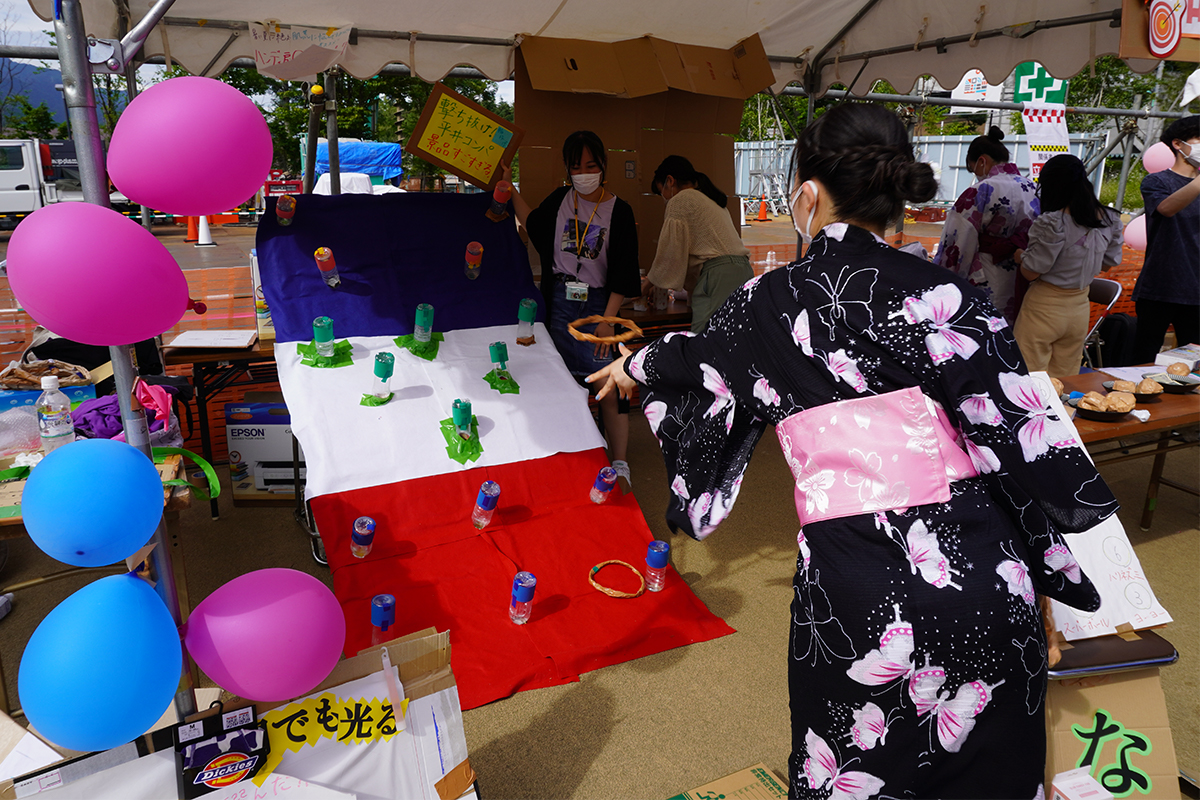 写真005:模擬店~輪投げ~