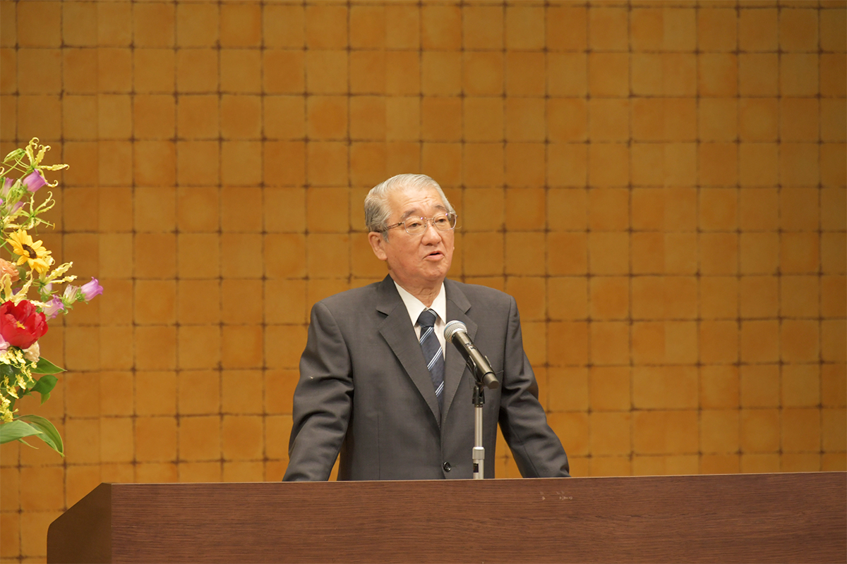 挨拶:久光正学長_DSC_8191