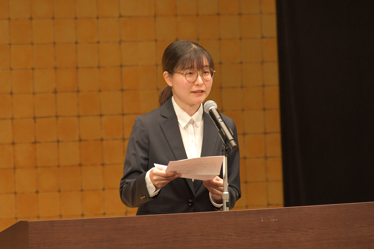 臨床研修薬剤師による講話