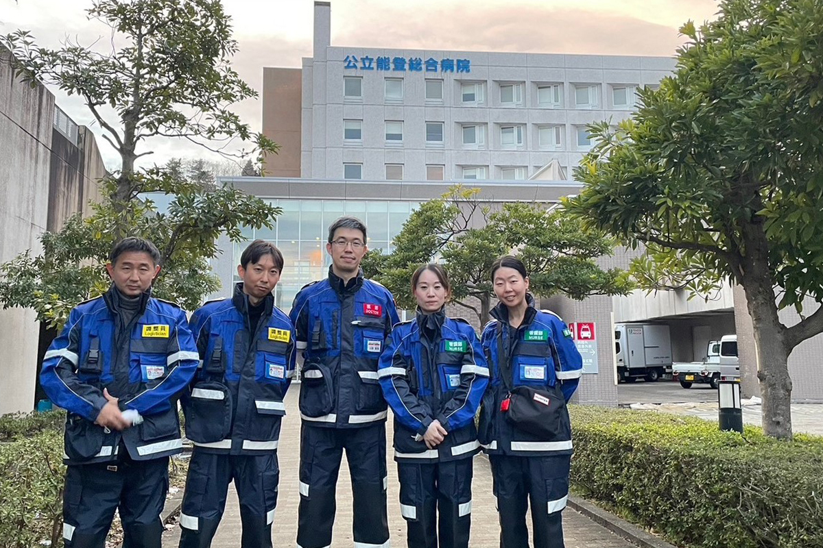 現地活動拠点(公立能登総合病院)