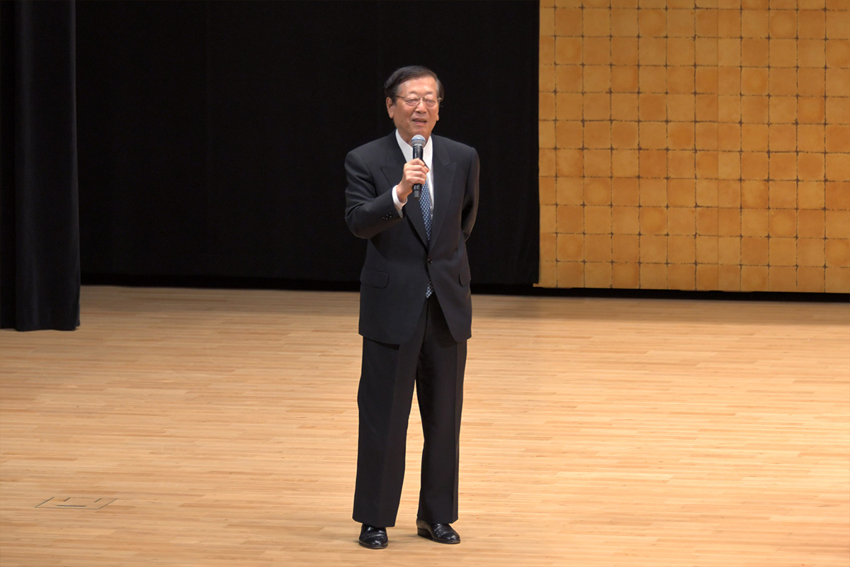 閉会の挨拶:小口勝司理事長