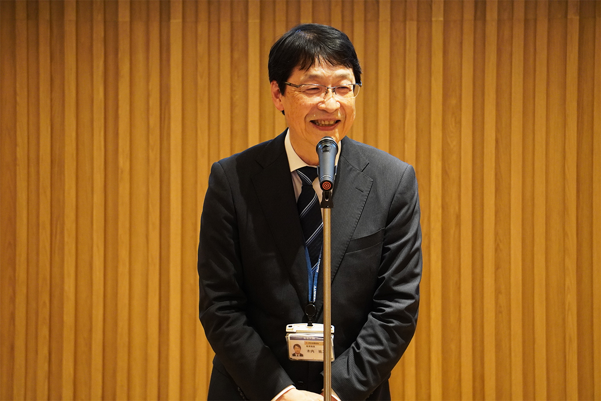 012_記念パーティー(木内副学長)