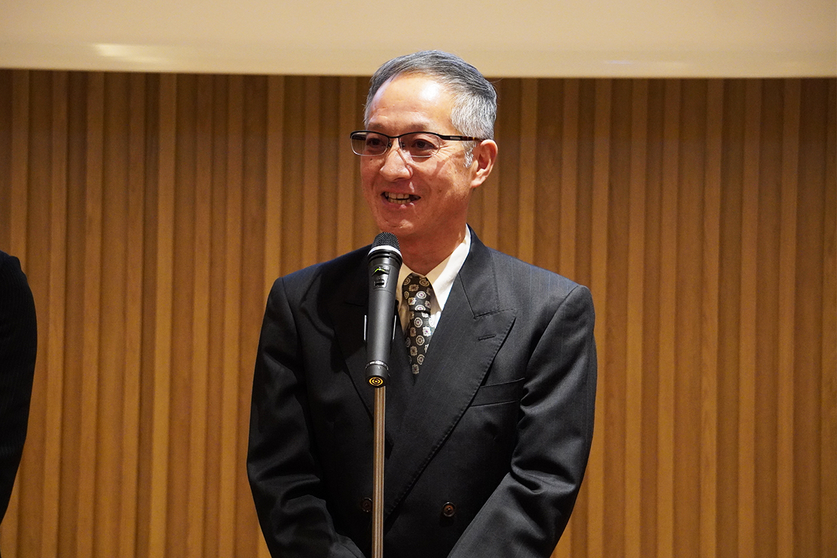 006_記念パーティー(柴田社長)