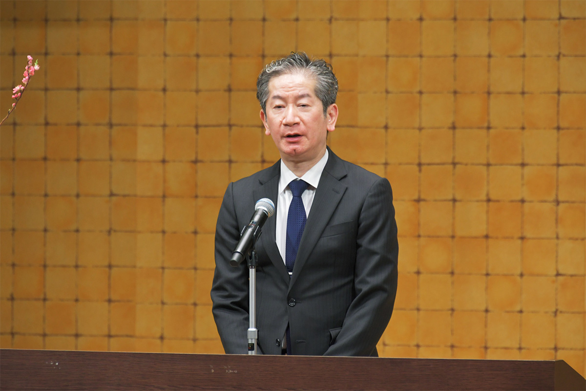 01_挨拶:田中克己統括薬剤部長