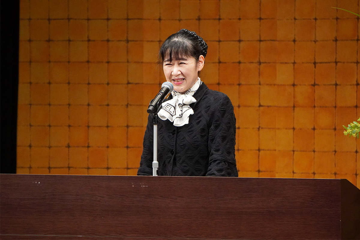 挨拶:三村洋美センター長
