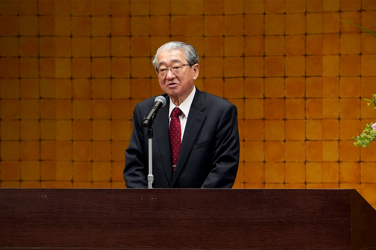 式辞:久光正学長