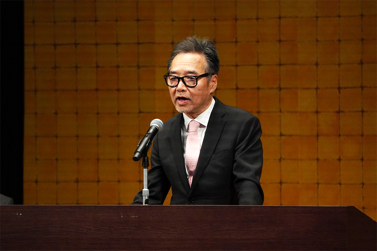 告辞:馬場一美歯学部長