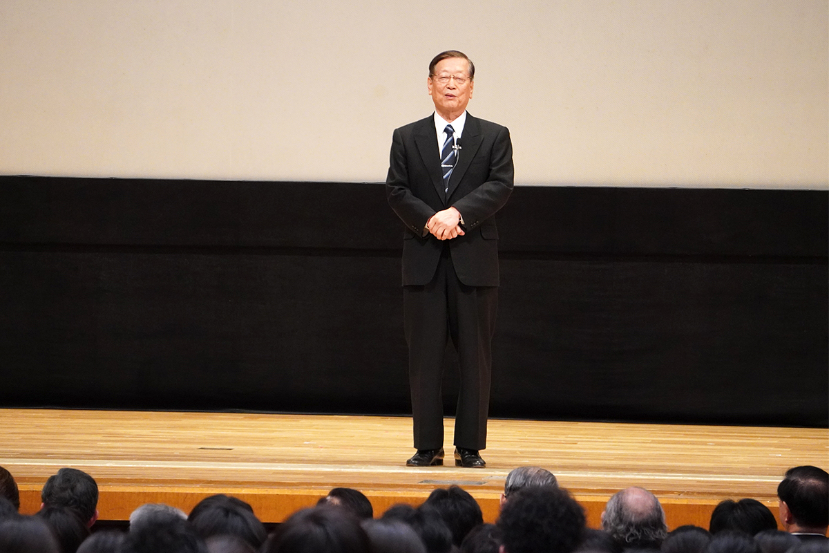 講演:小口勝司理事長