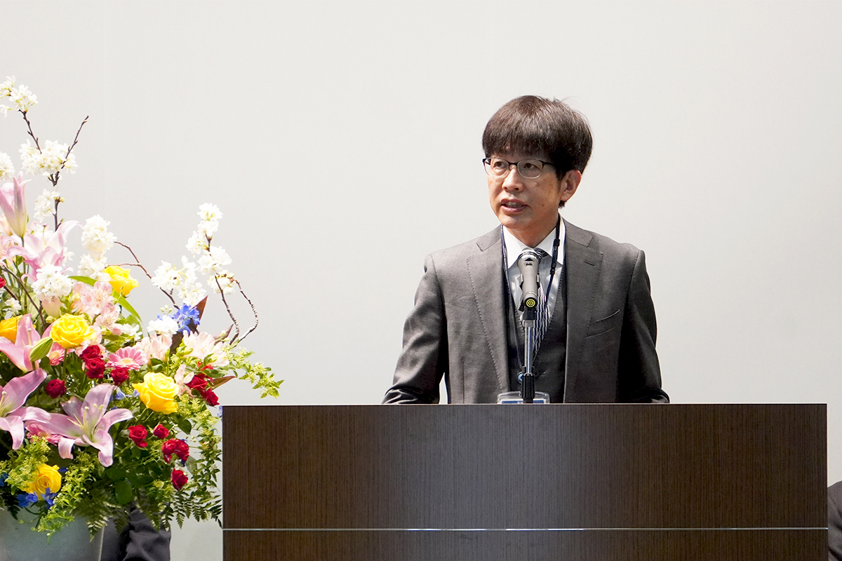 挨拶：山本雅人学生部長