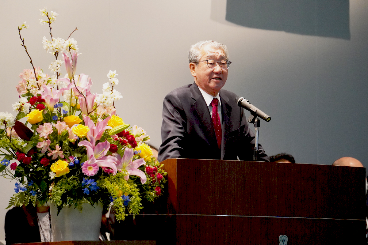 挨拶：久光正学長