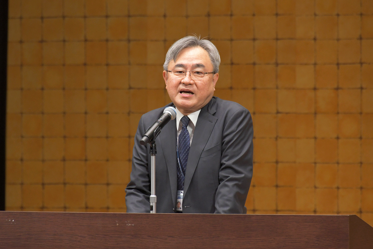 挨拶：原俊太郎薬学部長（1200×800）