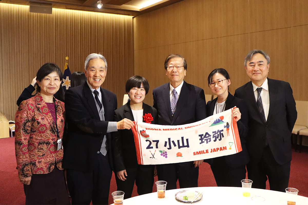 小山玲弥選手と参加者