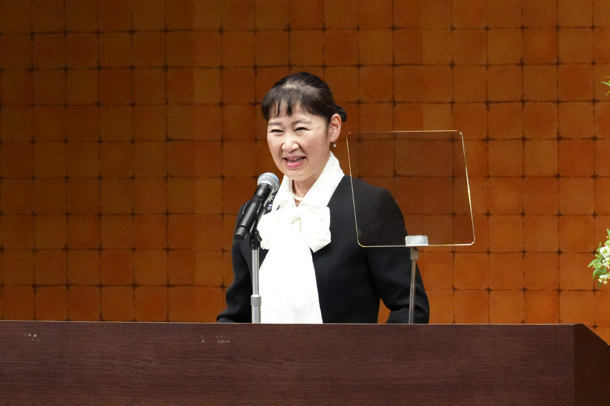 挨拶：三村洋美センター長