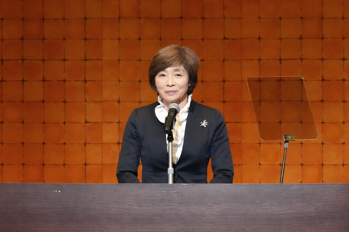 式辞：上條由美学長