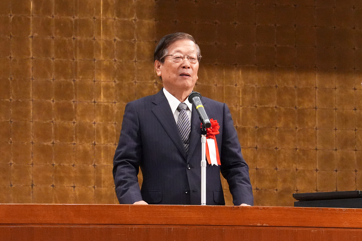 03_祝辞：小口勝司理事長