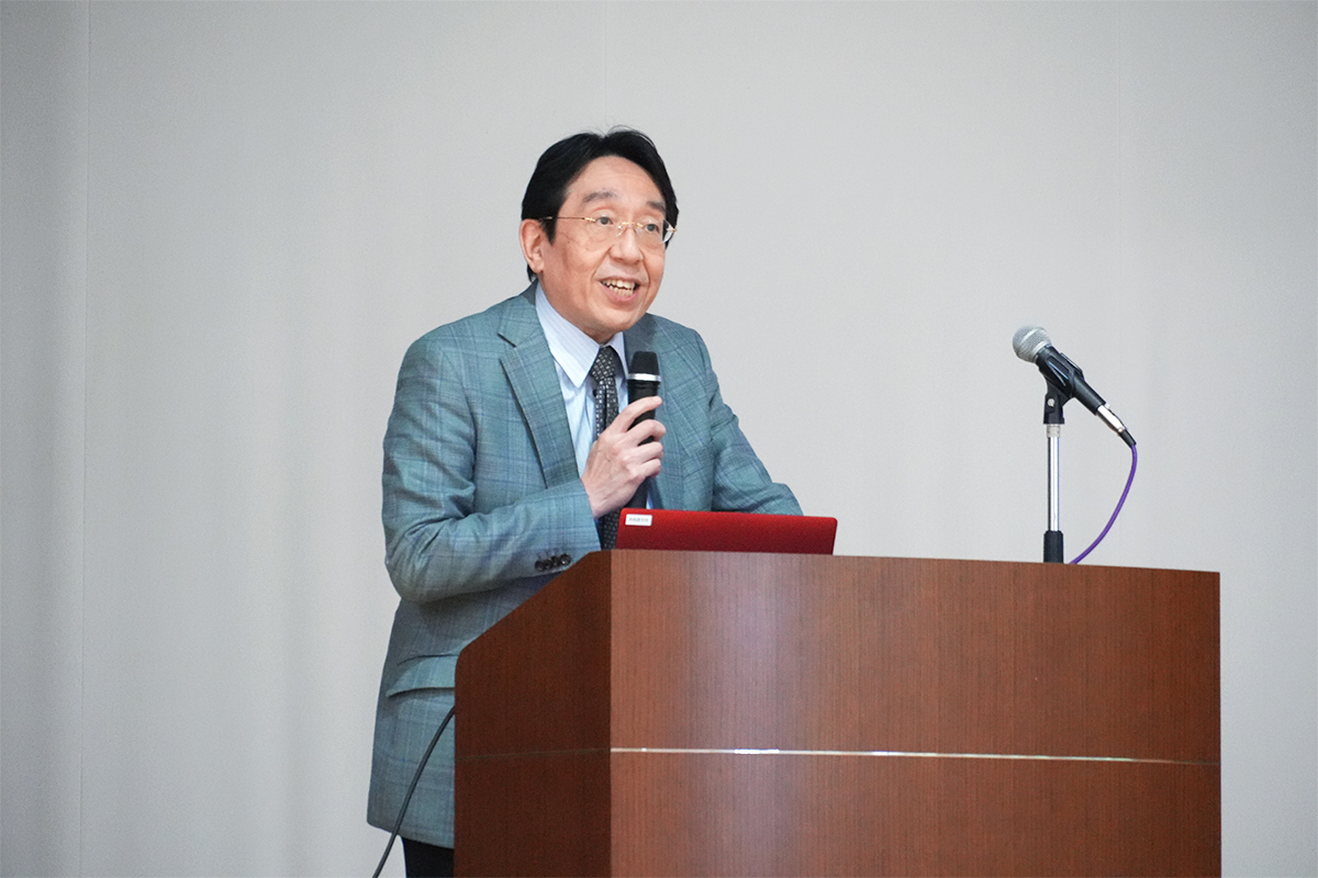 03_講演の様子（山岸昌一教授）