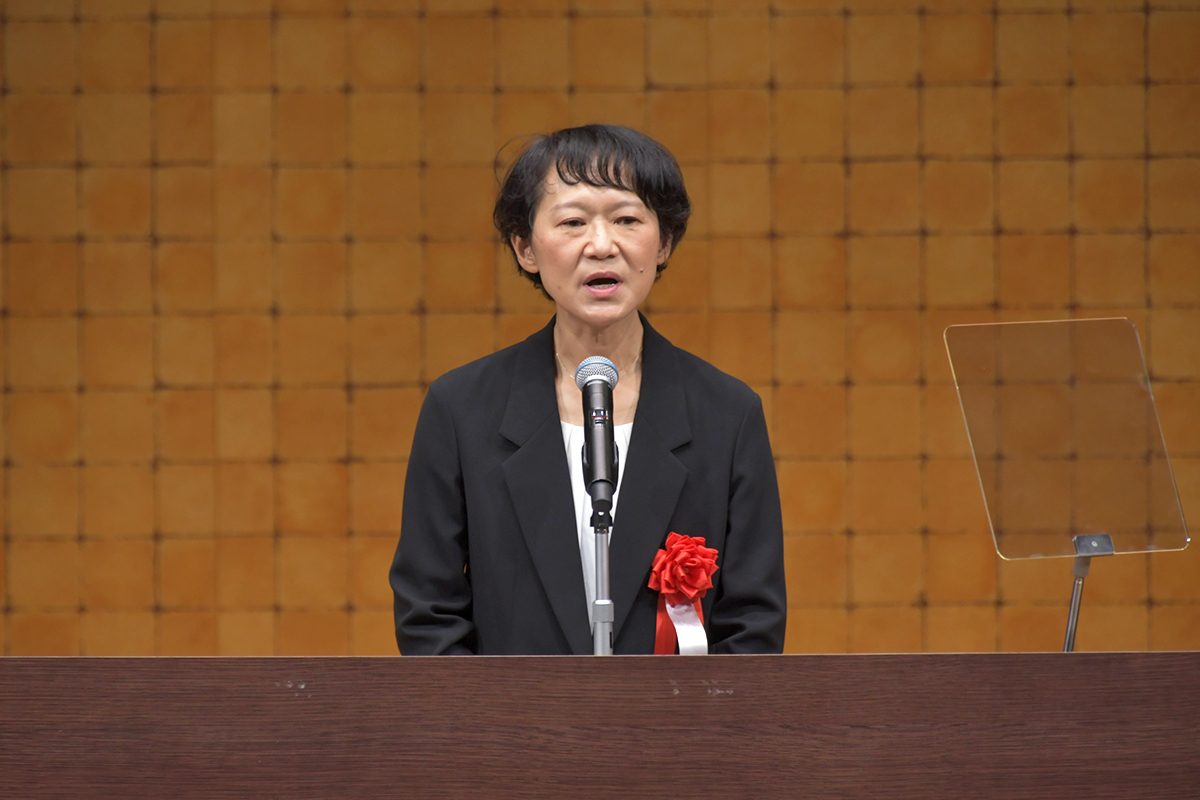 06_祝辞：城所扶美子統括看護部長
